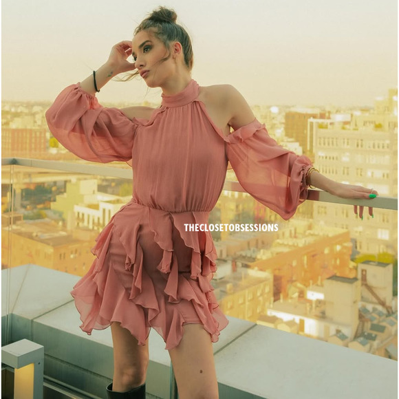 ZARA BLOGGER FAVE!!! High Collar Mini Dress NWT LAST ONE!!! - Picture 7 of 16